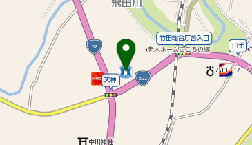 ローソン 竹田飛田川店の地図画像