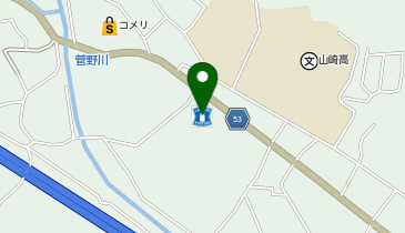 ローソン 山崎加生店の地図画像