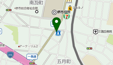 ローソン 堺一条通北店の地図画像