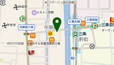 ローソン 三条大橋店の地図画像