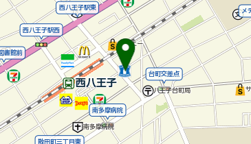 ローソン 西八王子駅前店の地図画像
