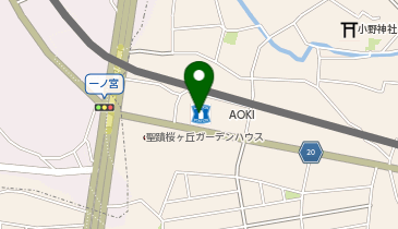 ローソン 多摩一ノ宮店の地図画像