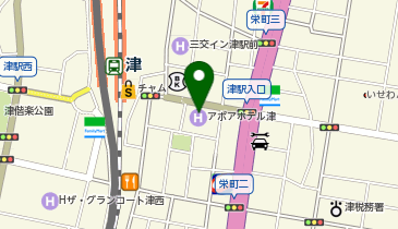 ローソン 津駅前店の地図画像