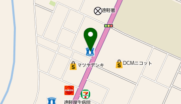 ローソン 遠軽大通店の地図画像