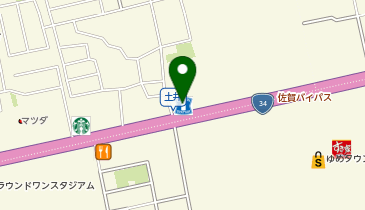 ローソン 佐賀北部バイパス店の地図画像