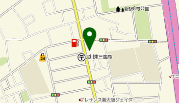 ローソン 東三国店の地図画像