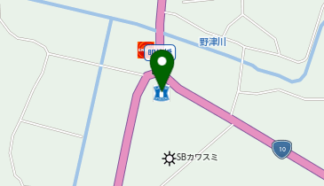 ローソン 大野野津店の地図画像