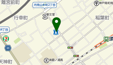 ローソン 月見山本町店の地図画像