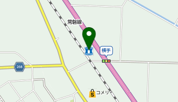 ローソン 鹿島町横手店の地図画像