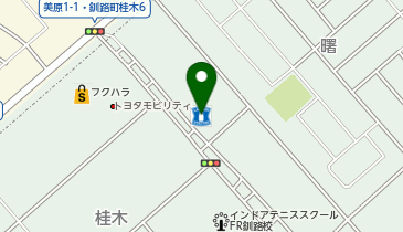 ローソン 釧路曙店の地図画像