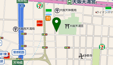 ローソン 天神橋二丁目店の地図画像