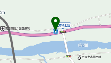 ローソン 吉野町上市店の地図画像