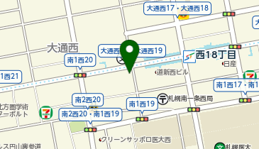 ローソン 札幌大通西十九丁目店の地図画像