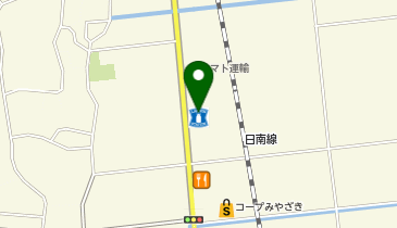 ローソン 宮崎本郷南方店の地図画像