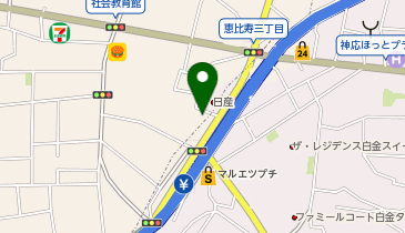 ローソン 天現寺店の地図画像