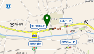 ローソン 広尾南店の地図画像