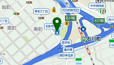 ローソン 石川町店の地図画像