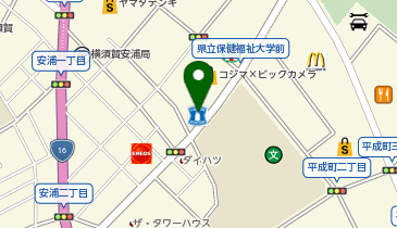 ローソン 横須賀日の出町三丁目店の地図画像