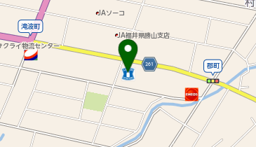 ローソン 勝山郡町店の地図画像