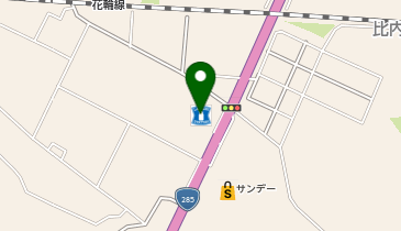 ローソン 比内町店の地図画像