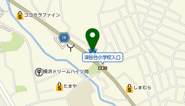 ローソン 横浜環4深谷町店の地図画像