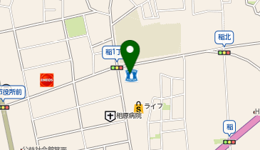 ローソン 箕面稲店の地図画像