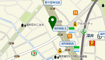 ローソン 堺深井清水町店の地図画像