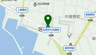 ローソン 田辺海岸通店の地図画像