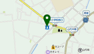 ローソン ゆのまち山代北店の地図画像