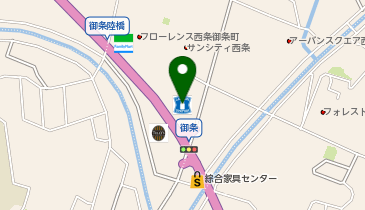 ローソン 西条御条店の地図画像