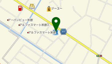 ローソン 米子米原入口店の地図画像