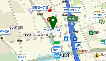 ローソン 九段北目白通店の地図画像