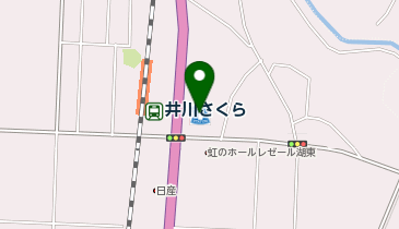 ローソン 井川さくら駅前店の地図画像