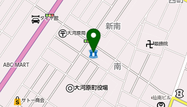 ローソン 大河原新南店の地図画像