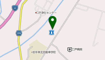 ローソン 二戸病院前店の地図画像