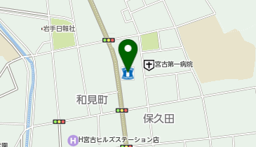 ローソン 宮古保久田店の地図画像