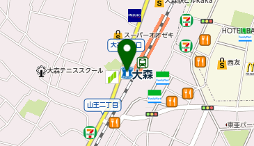 ローソン 大森駅西口店の地図画像