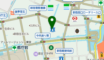 ローソン 新宿センタービル西店の地図画像