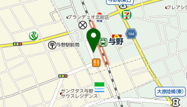 ローソン 与野駅西口店の地図画像