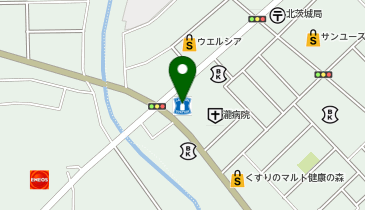 ローソン 北茨城磯原町店の地図画像