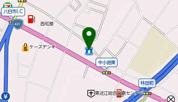 ローソン 八日市インター店の地図画像