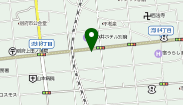 ローソン 別府流川通店の地図画像