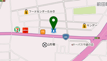 ローソン 山形警察署前店の地図画像