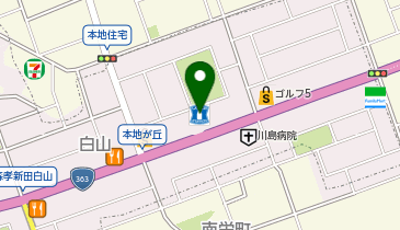 ローソン 守山白山二丁目店の地図画像
