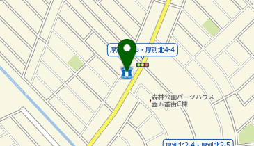 ローソン 札幌森林公園店の地図画像