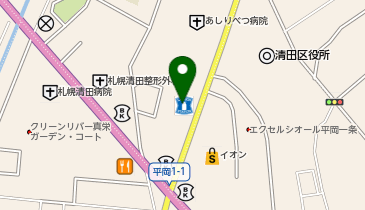 ローソン 札幌清田1条店の地図画像