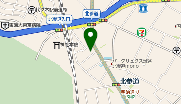 ローソン 北参道駅前店の地図画像