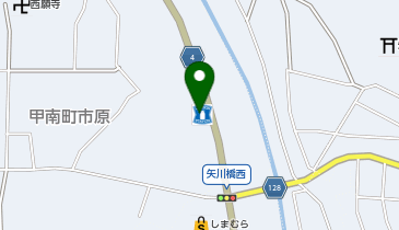 ローソン 甲南市原店の地図画像
