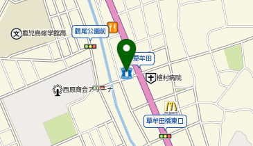 ローソン 鹿児島草牟田二丁目店の地図画像