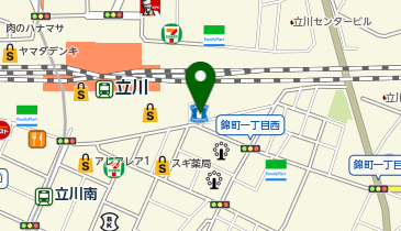 ローソン 立川ウインズ通店の地図画像